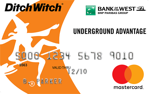 Ditch Witch Credit Card