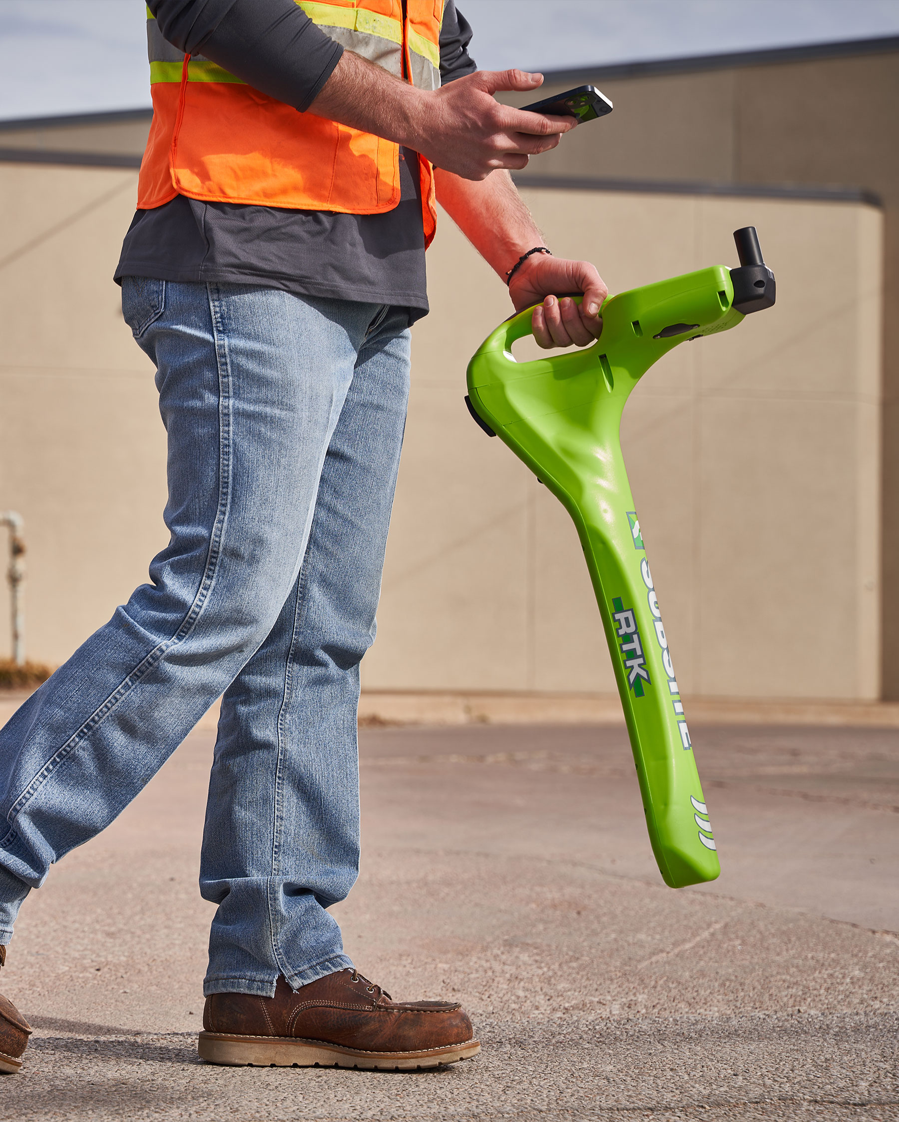 Man using Subsite Utility Locator